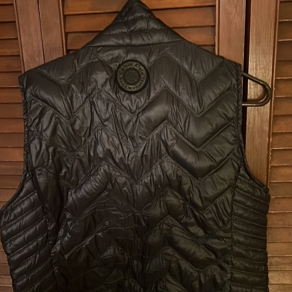 Calvin Klein Performance Down Black Vest - Picture 6 of 6
